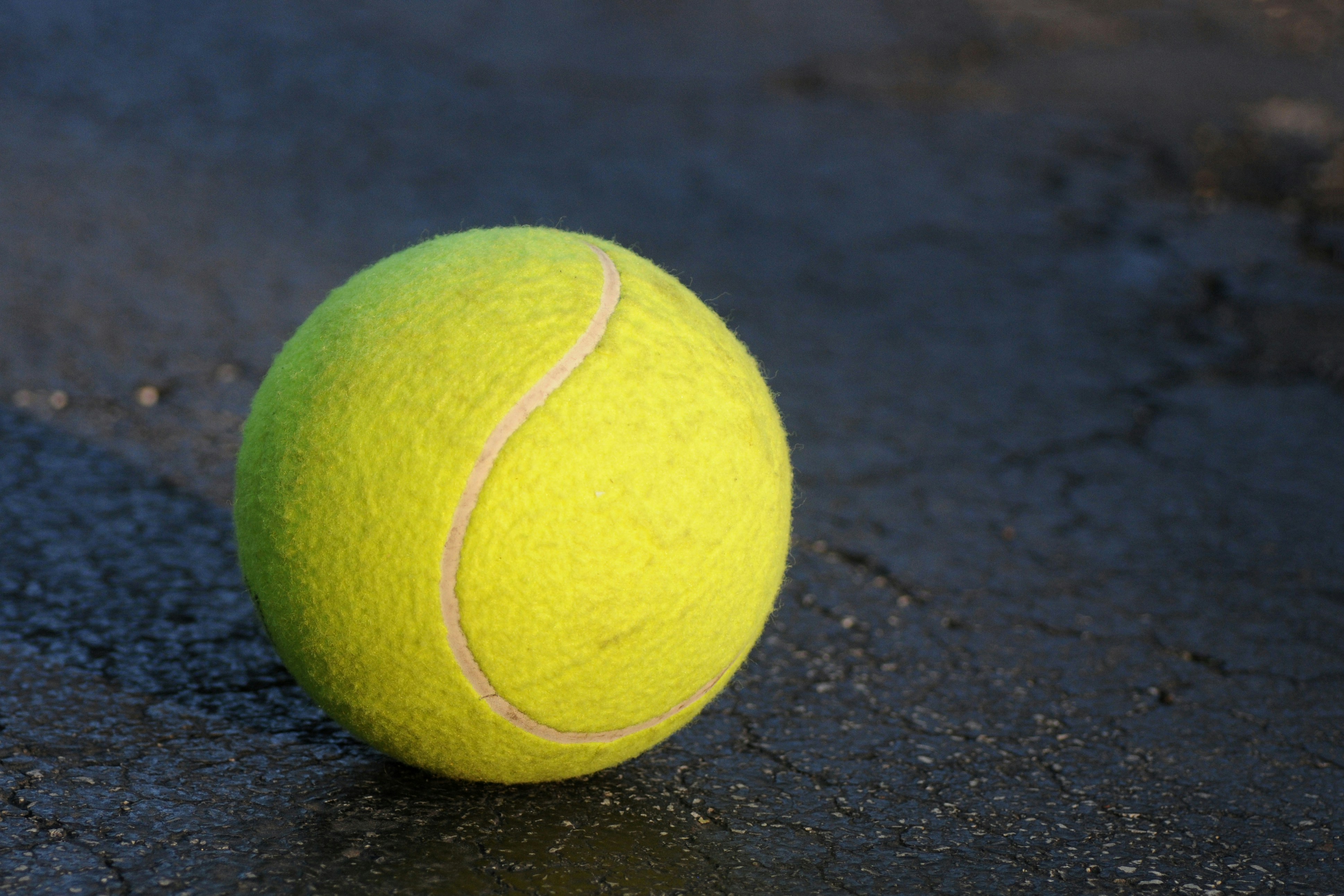tennis ball close-up